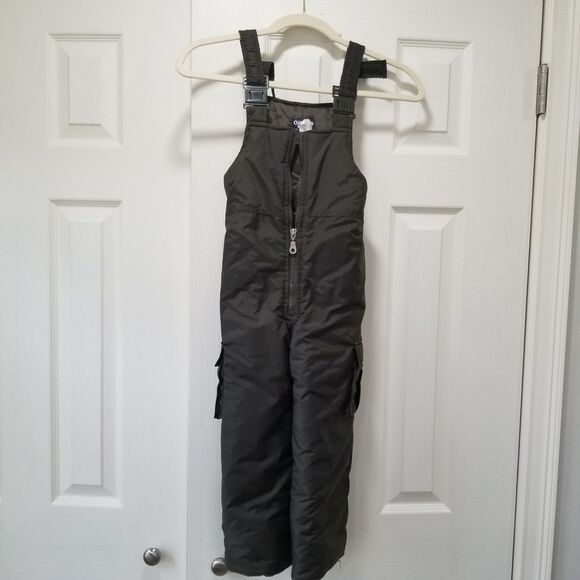 Oshkosh b'gosh boys bib overall  snow pants size m 5/6 - Picture 1 of 11